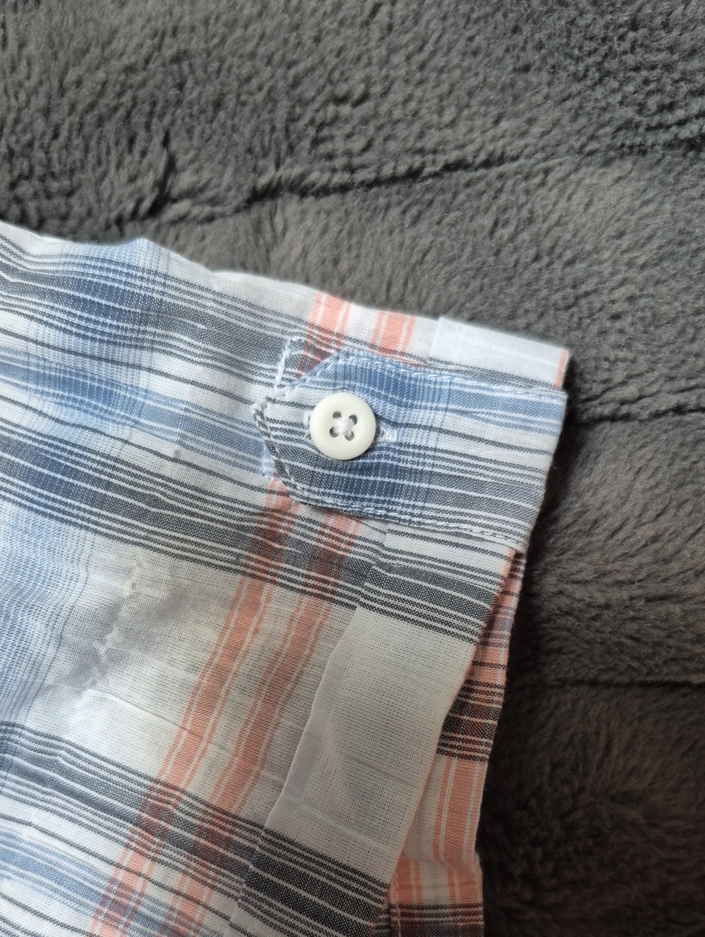 WindRiver Cotton Short Sleeve Button Down In Winter Plaid SZ Small, New W Tags! - Picture 3 of 12